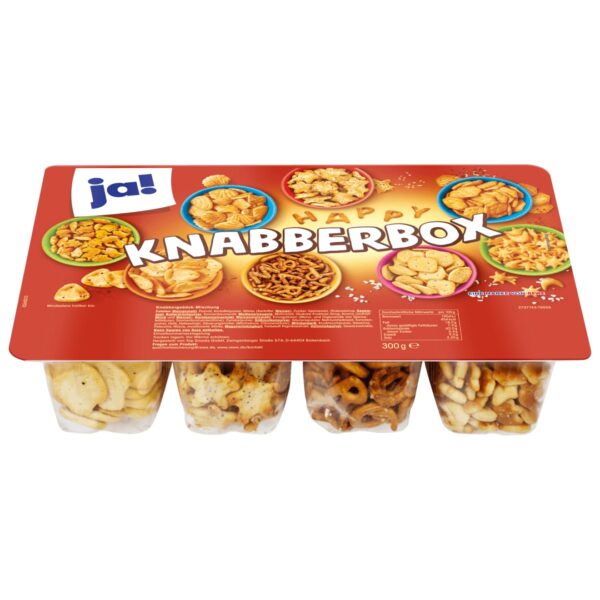 Biscuit "JA" Boîte à collation (Knabberbox ) 300g