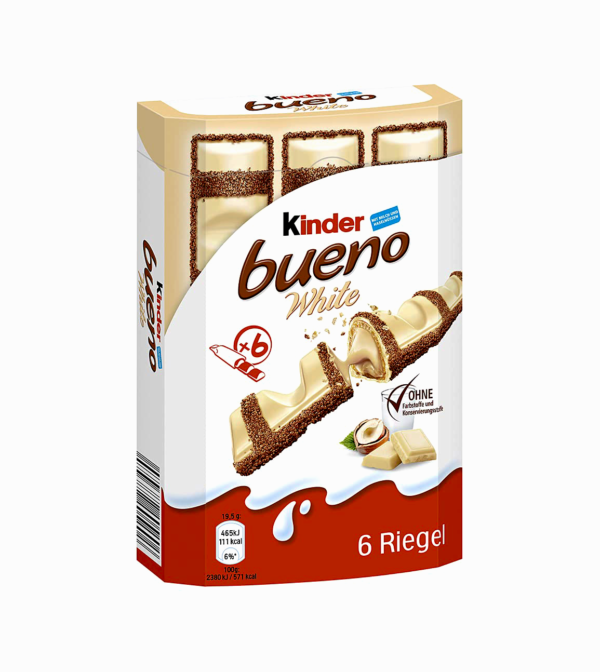 Kinder Bueno 6ER White 117g
