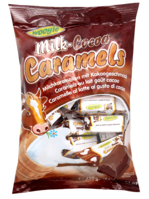 Caramels au lait cacao 250g