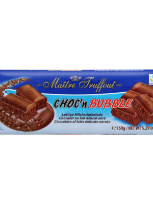 Choc'n Bubble aérées chocolat au lait 150g