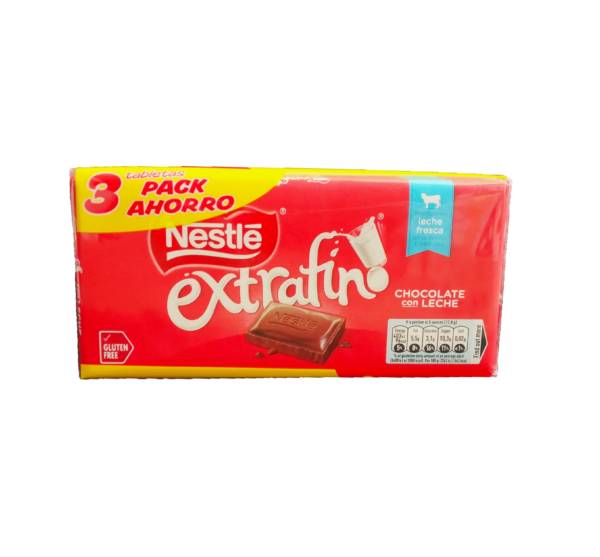 Chocolat Nestle 125g Pack3