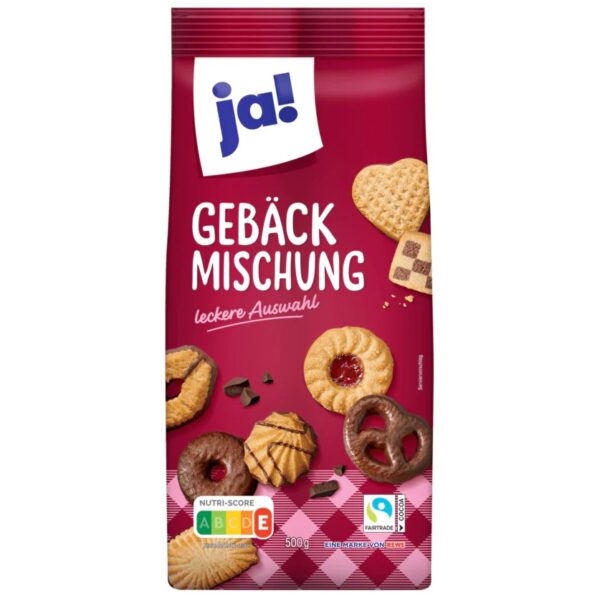 Mélange de biscuit "Ja" "geback Mischung" 500g