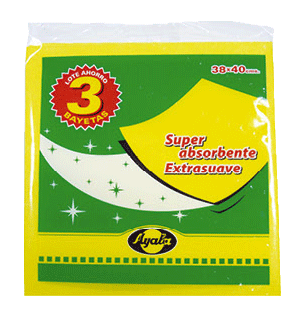 BAYETA  AMARILLA PACK-3