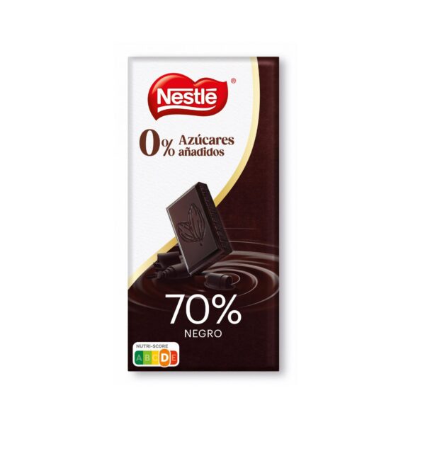 Chocolat Nestle Sin Azucar Negro 70% 16x115g