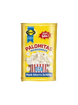 Ayala Palomitas Micro Con Sal 3x100gx5