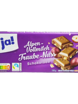 Chocolat "Ja" Alpenvollmilch 100gx40