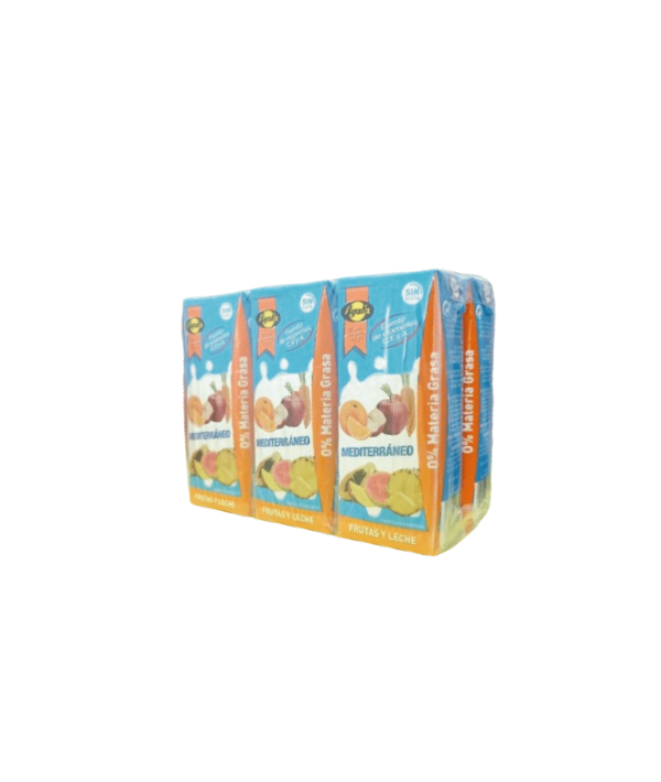 FRUTA + LECHE MEDITERRANEO AYALA 200ML 6U