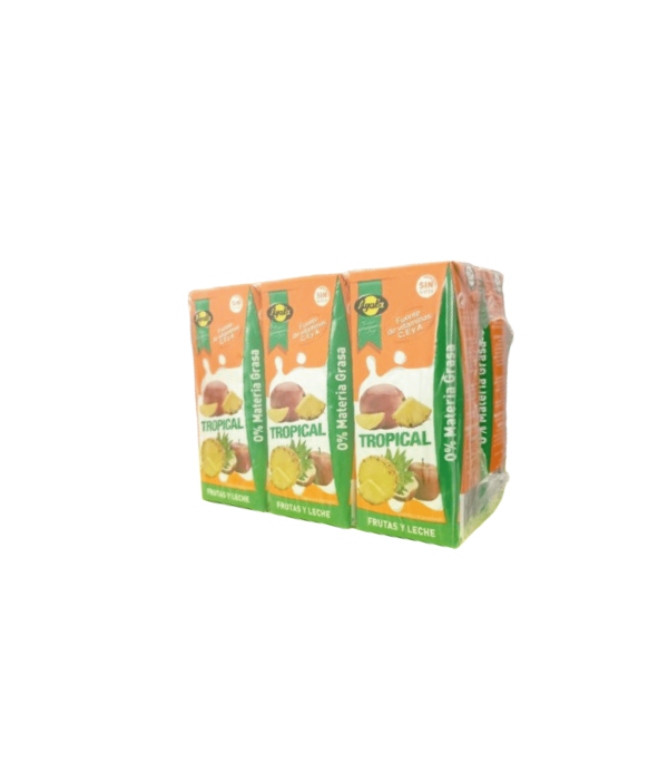 FRUTA + LECHE Tropical AYALA 200ML 6U