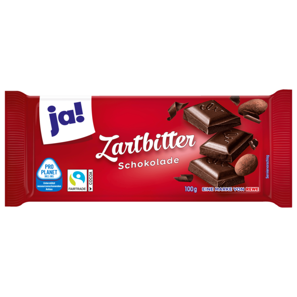 Ja! Chocolat Zartbitter 100gx43