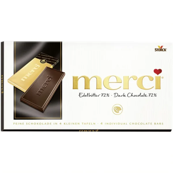 Merci Schokolade Dark Chocolate 72% 100gx15