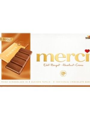 Merci Schokolade Hazelnut & Creme 100gx15