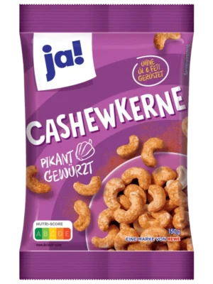 Noix de cajou pikant 150g JAx30