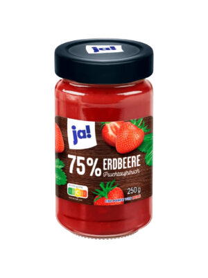 ja! Konfitüre 75% Erdbeere 250gx10