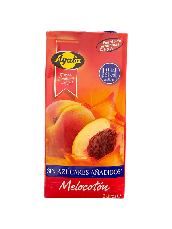 Ayala Nectar Sin Azucar Melocoton 2lx6