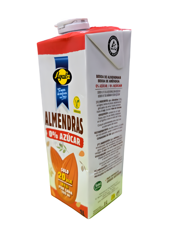 Ayala Almendra 0% Azucar Brik 1L x6