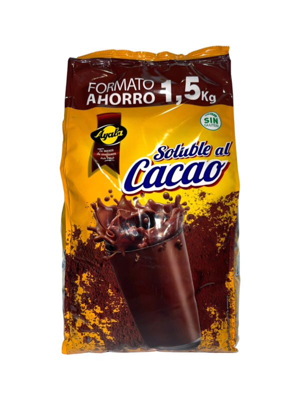 Ayala Cacao Soluble Bolsa 1,5kg x4