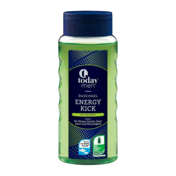 Today Men Duschgel 3in1 Energy Kick 300ml x8
