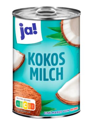 ja! Rewe Kokos Milch 400g x12